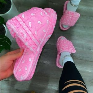 BRAND NEW- Paisley Platform Slippers